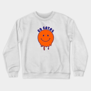 university of Florida dripping smiley face Crewneck Sweatshirt